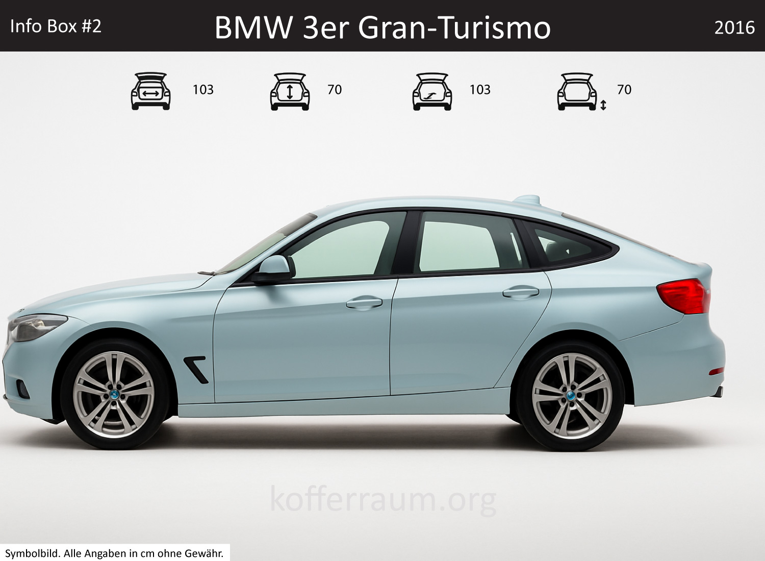 BMW 3er Gran-Turismo Kofferraum Maße 1 BMW 3er Gran-Turismo Kofferraum Maße