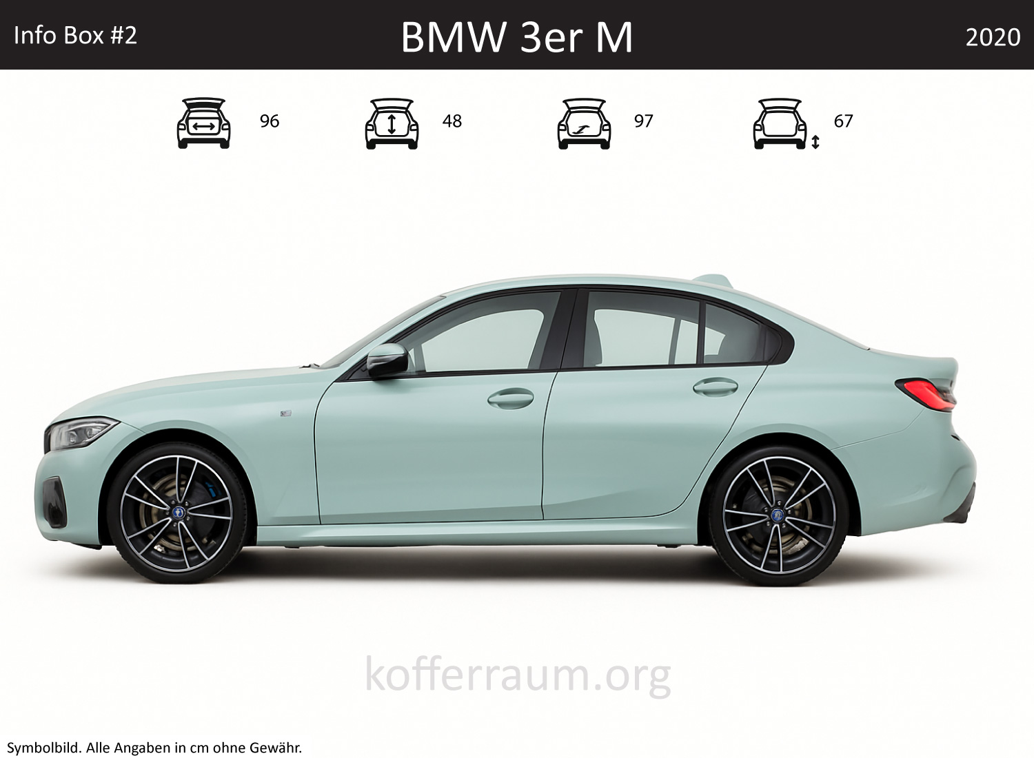 BMW 3er M Kofferraum Maße 1 BMW 3er M Kofferraum Maße