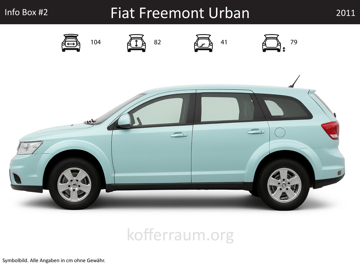Fiat Freemont Urban Kofferraum Maße 1 Fiat Freemont Urban Kofferraum Maße