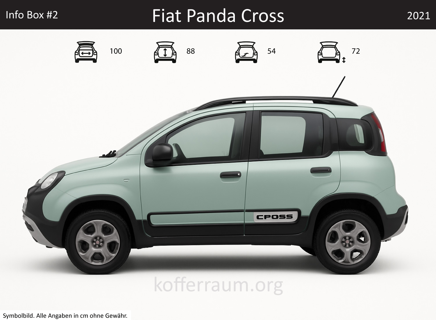 Fiat Panda Cross Kofferraum Maße 1 Fiat Panda Cross Kofferraum Maße