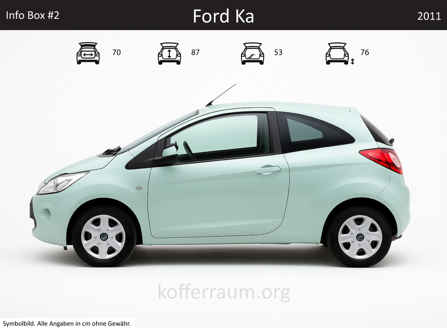 Ford Ka Kofferraum Maße 1 Ford Ka Kofferraum Maße