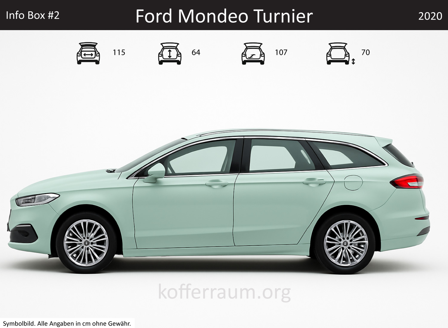 Ford Mondeo Turnier Kofferraum Maße