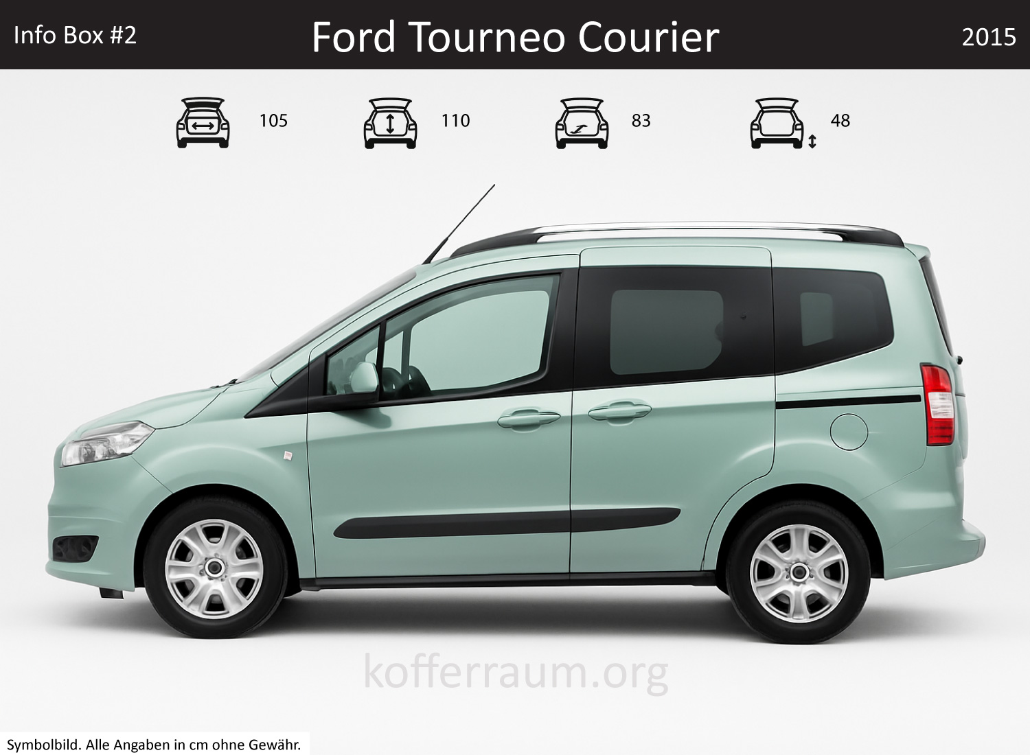 Ford Tourneo Courier Kofferraum Maße 1 Ford Tourneo Courier Kofferraum Maße
