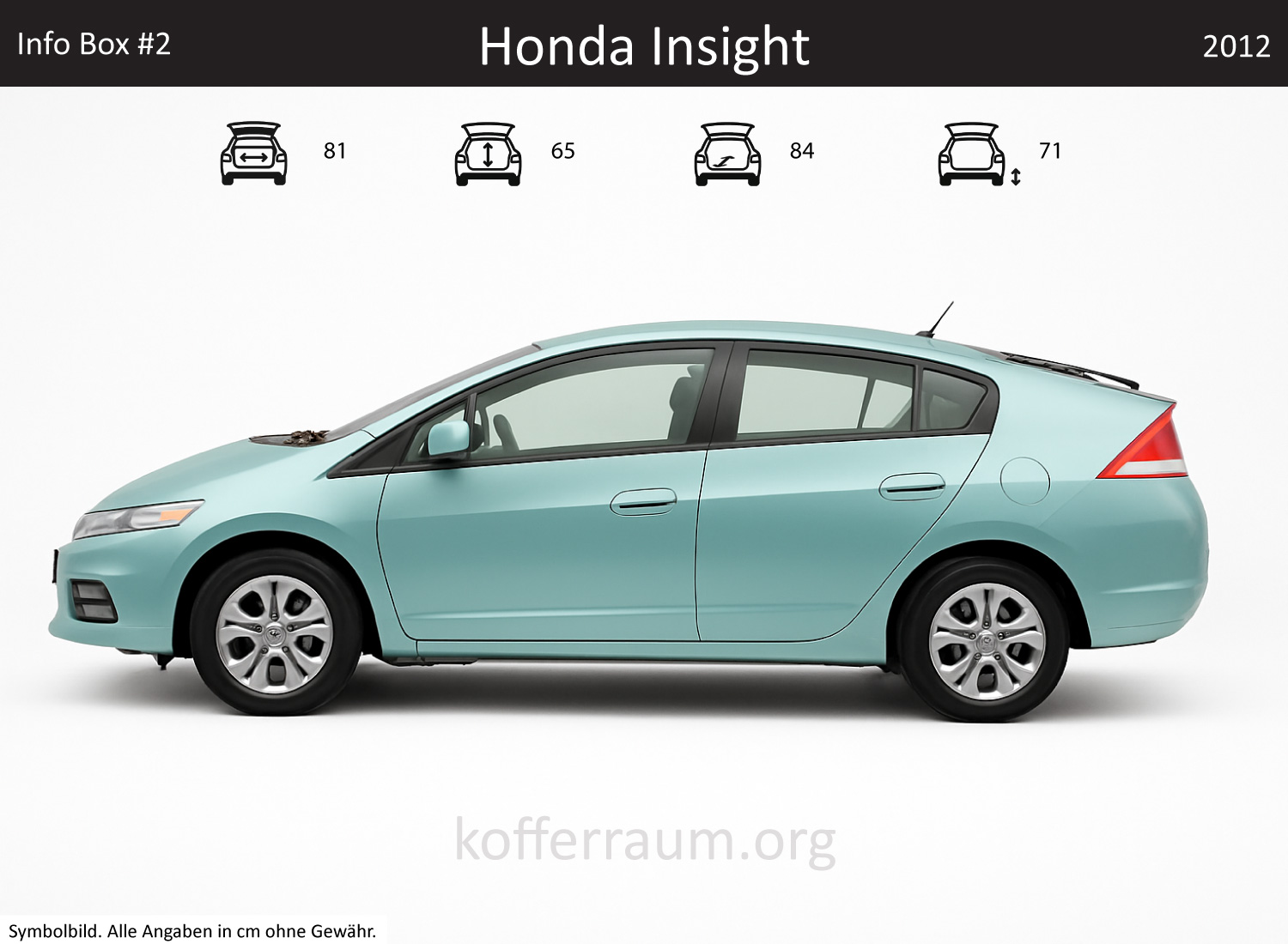 Honda Insight Kofferraum Maße 1 Honda Insight Kofferraum Maße