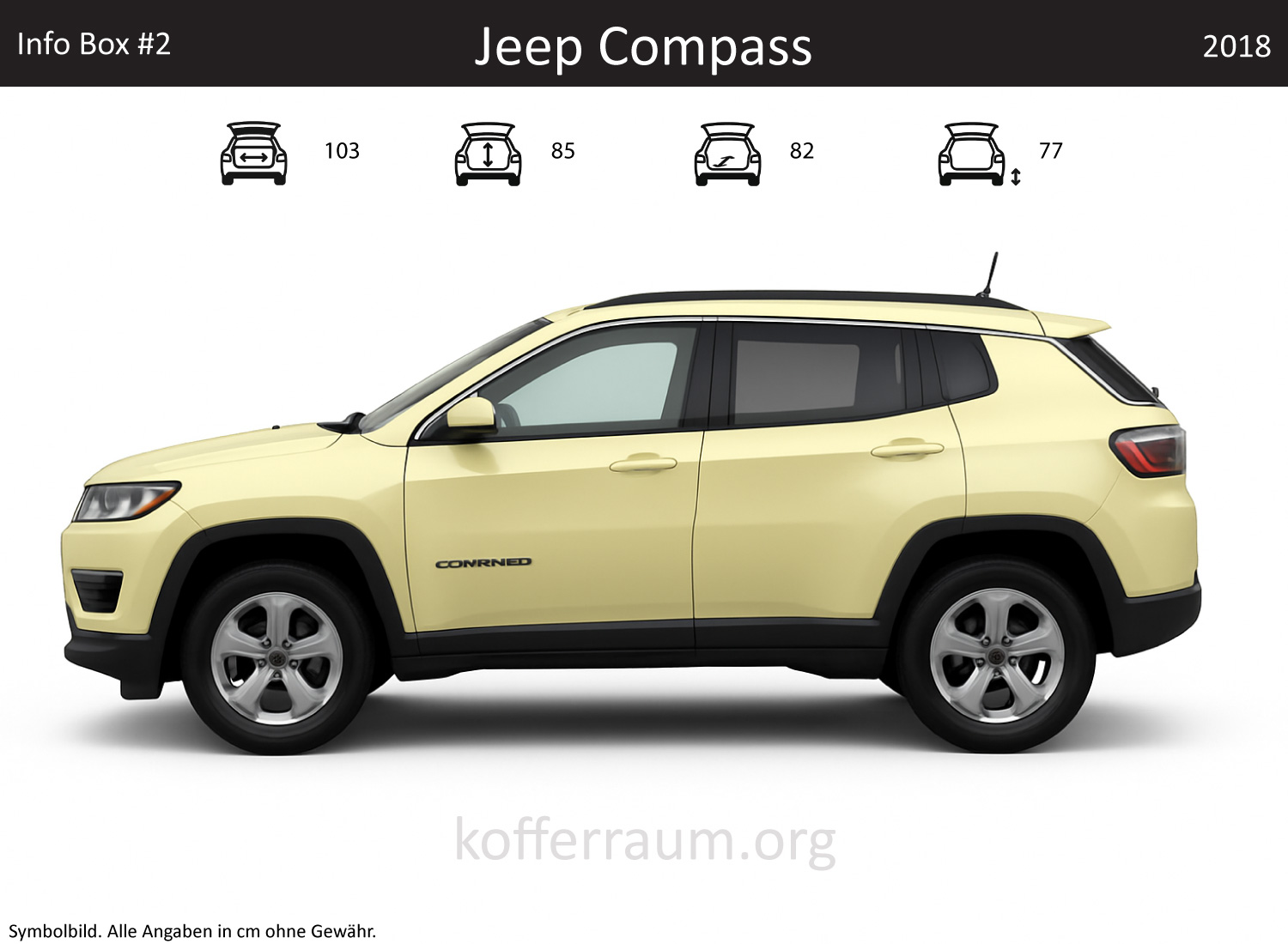 Jeep Compass Kofferraum Maße 1 Jeep Compass Kofferraum Maße