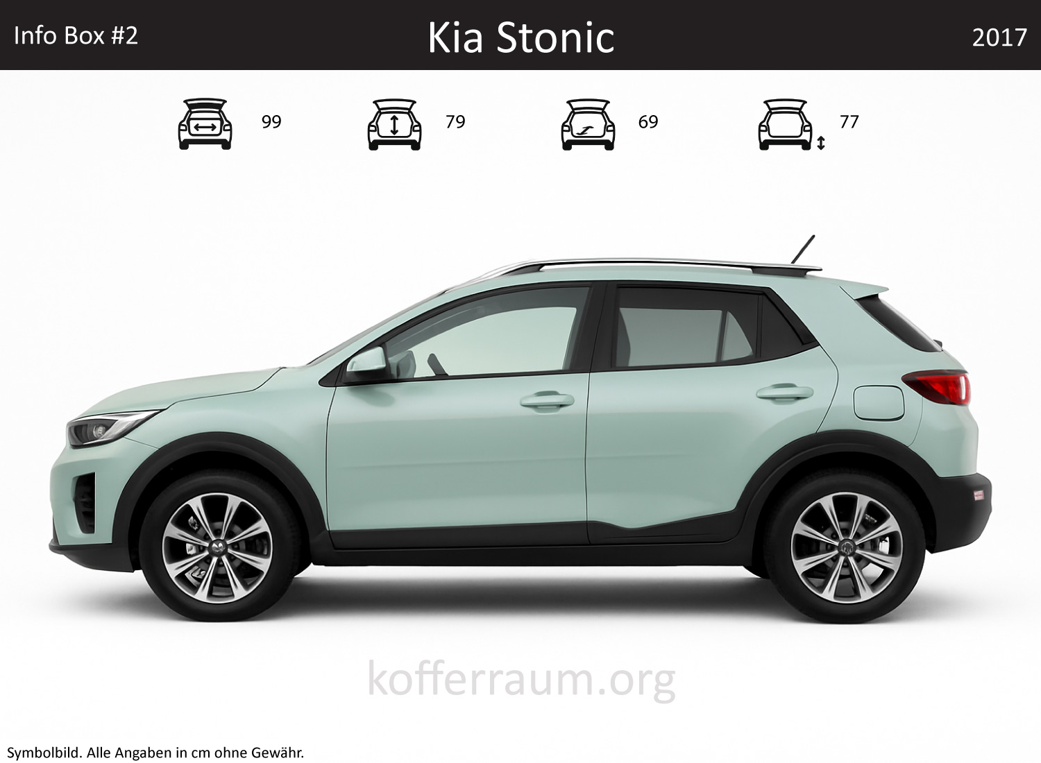 Kia Stonic Kofferraum Maße