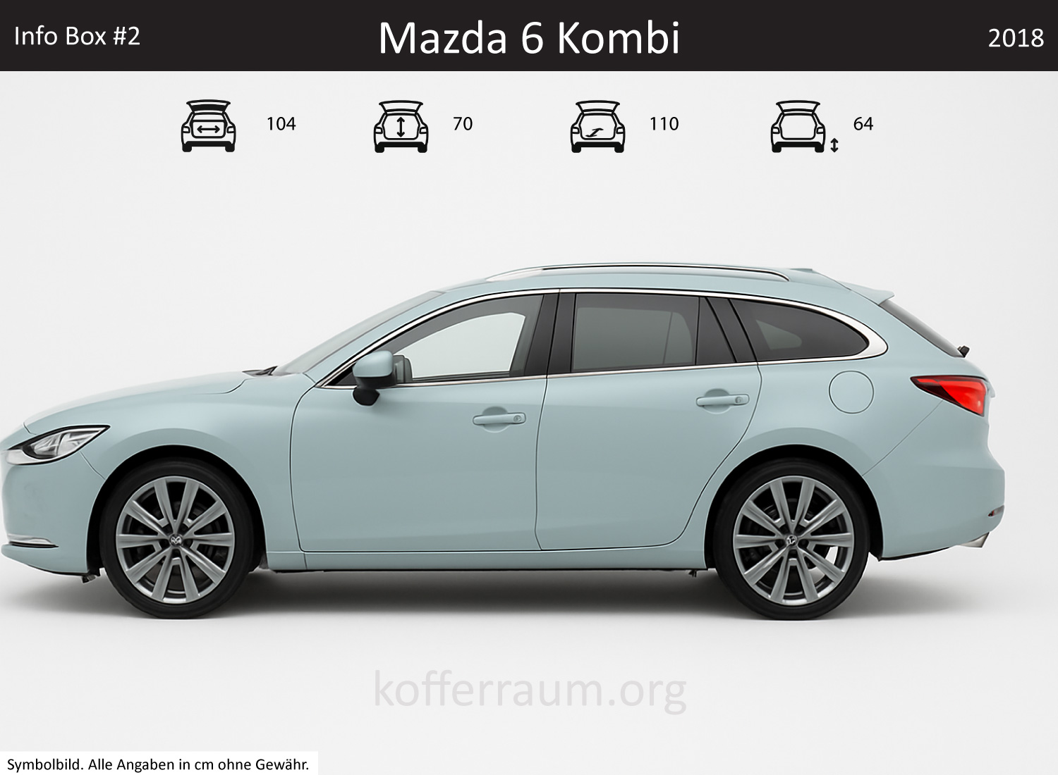 Mazda 6 Kombi Kofferraum Maße