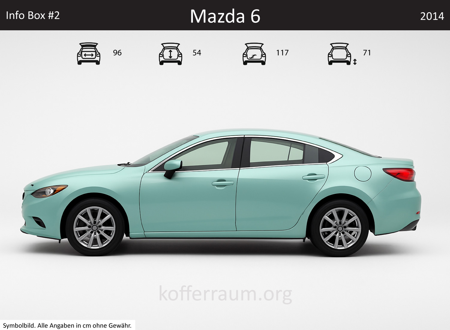 Mazda 6 Kofferraum Maße