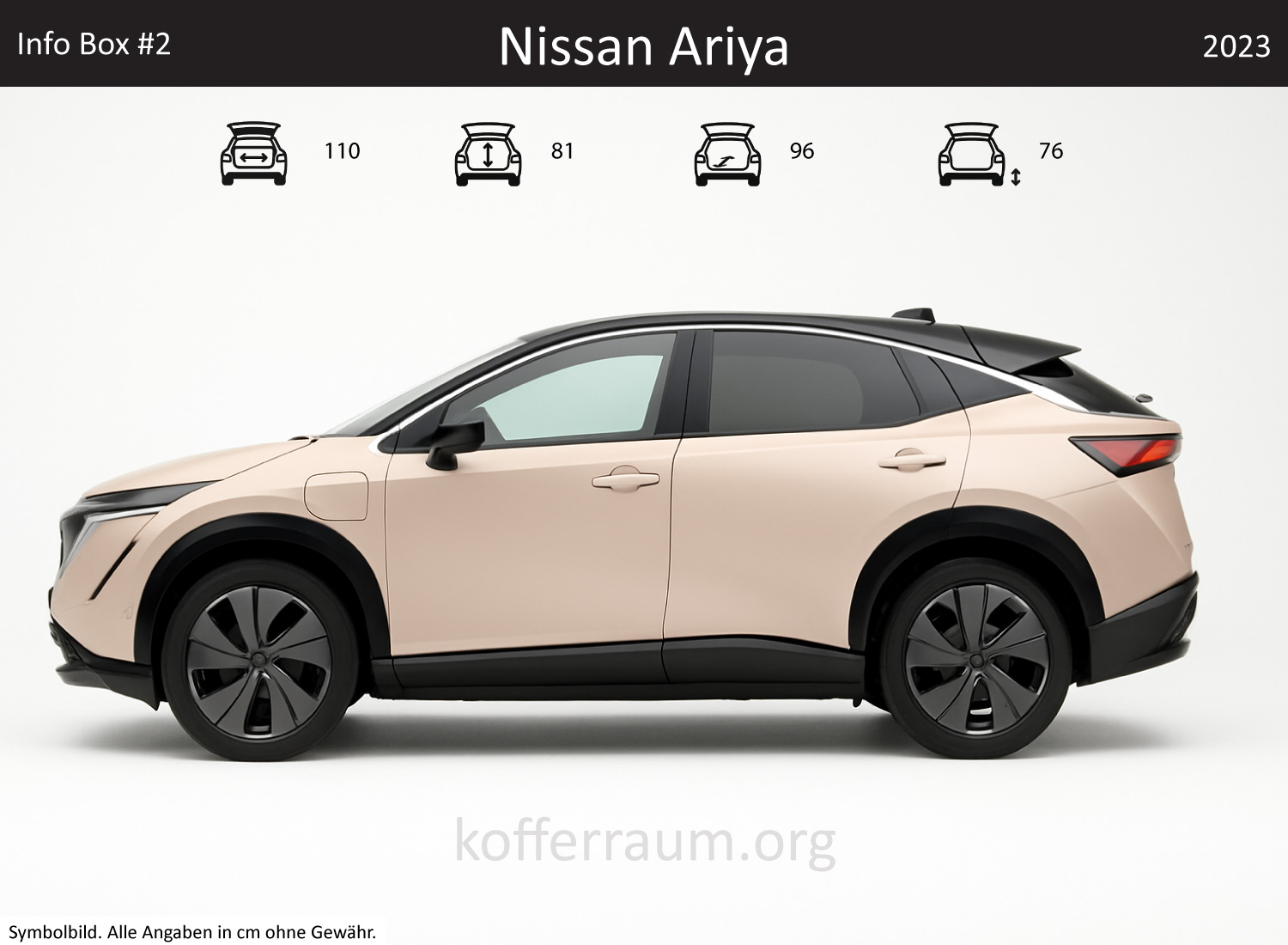 Nissan Ariya Kofferraum Maße 1 Nissan Ariya Kofferraum Maße