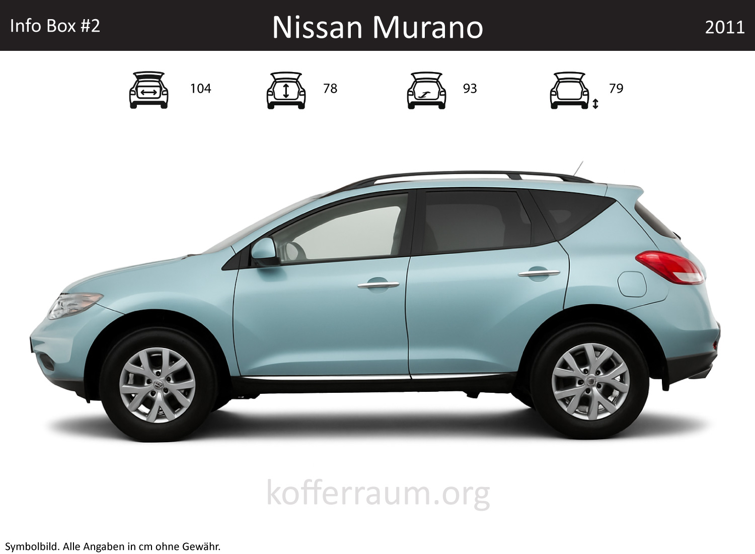 Nissan Murano Kofferraum Maße 1 Nissan Murano Kofferraum Maße