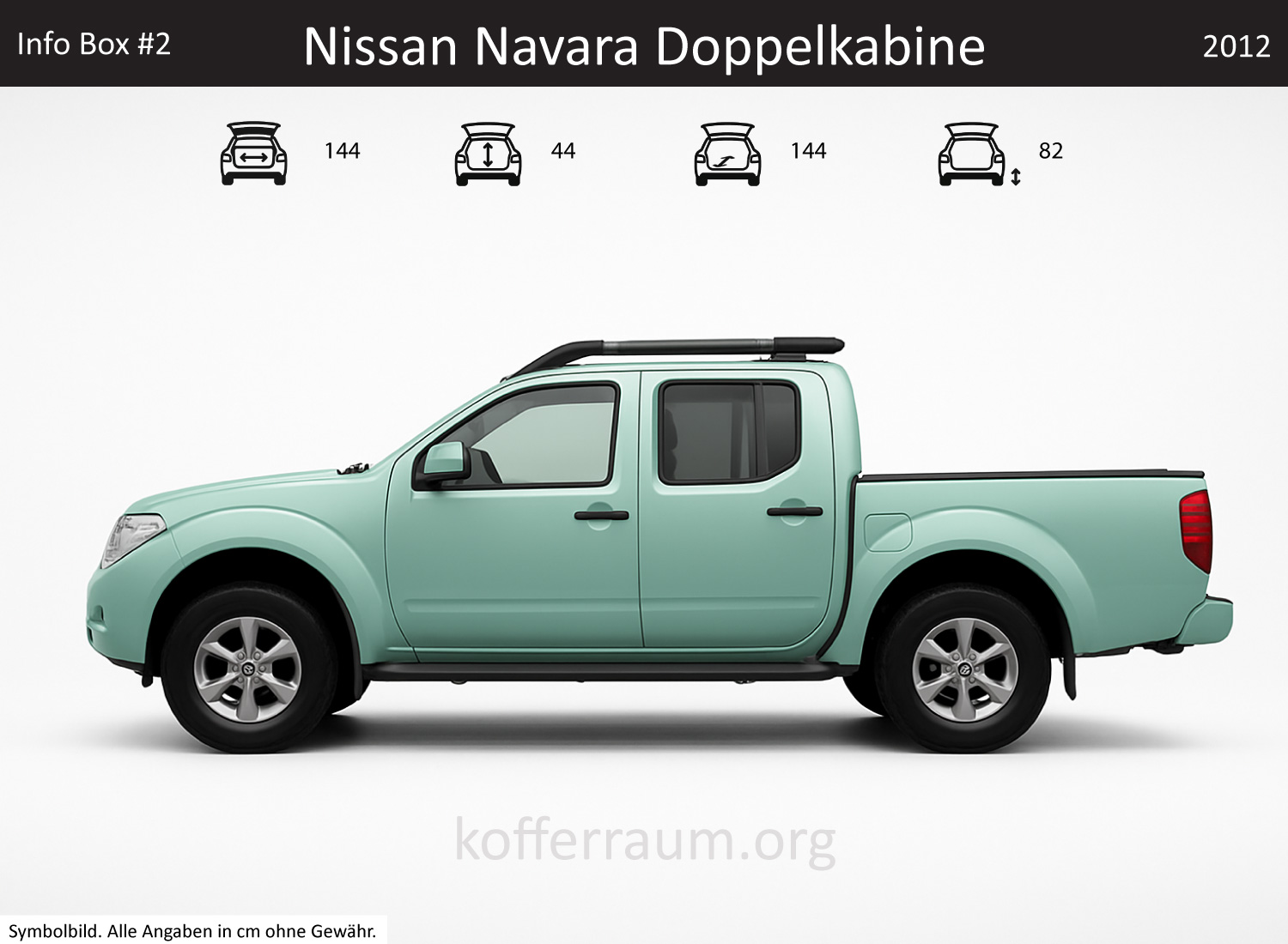 Nissan Navara Doppelkabine Kofferraum Maße