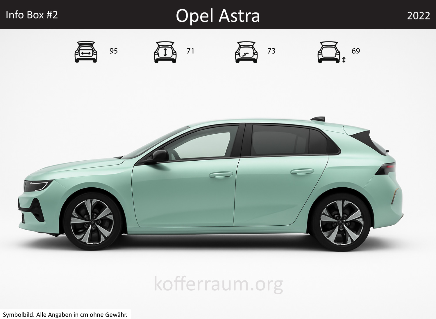 Opel Astra Kofferraum Maße 1 Opel Astra Kofferraum Maße