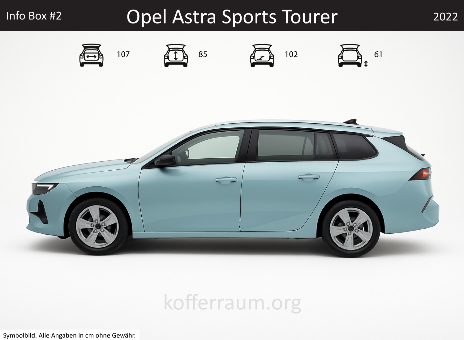 Opel Astra Sports Tourer Kofferraum Maße