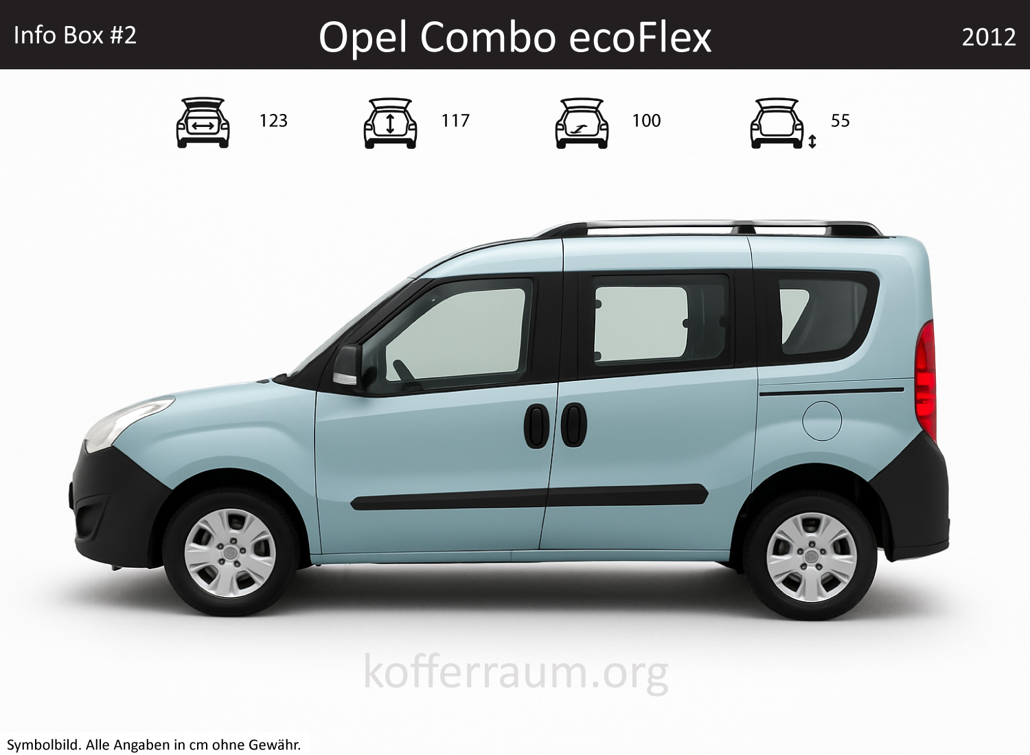 Opel Combo ecoFlex Kofferraum Maße 1 Opel Combo ecoFlex Kofferraum Maße