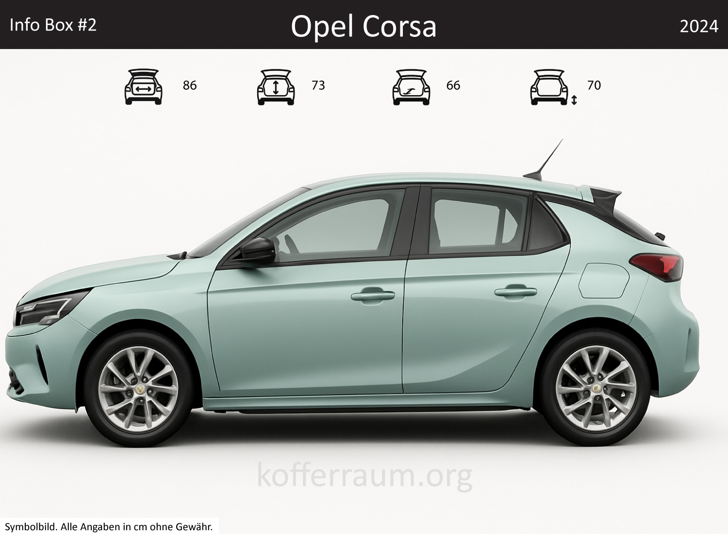 Opel Corsa Kofferraum Maße