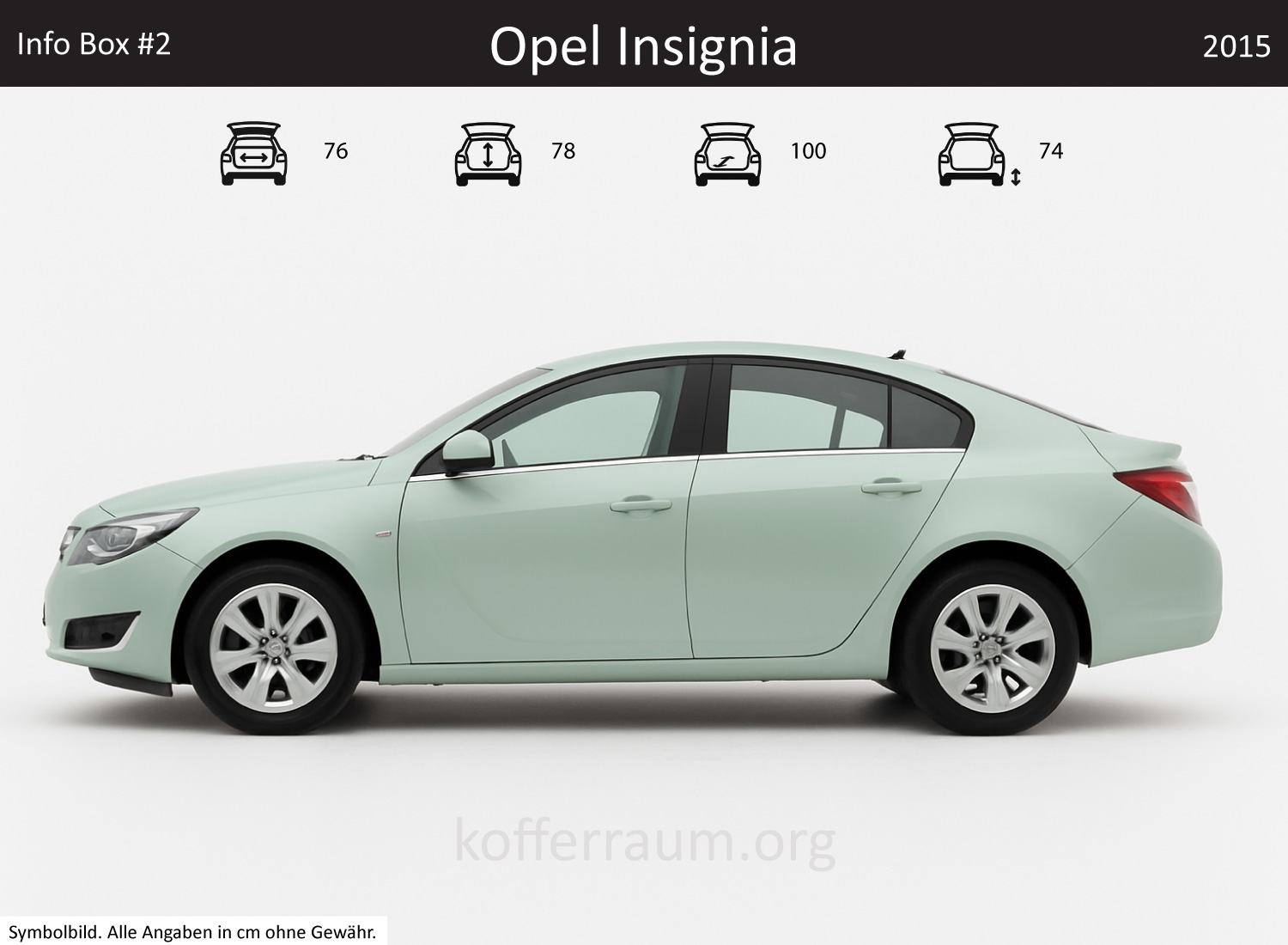 Opel Insignia Kofferraum Maße