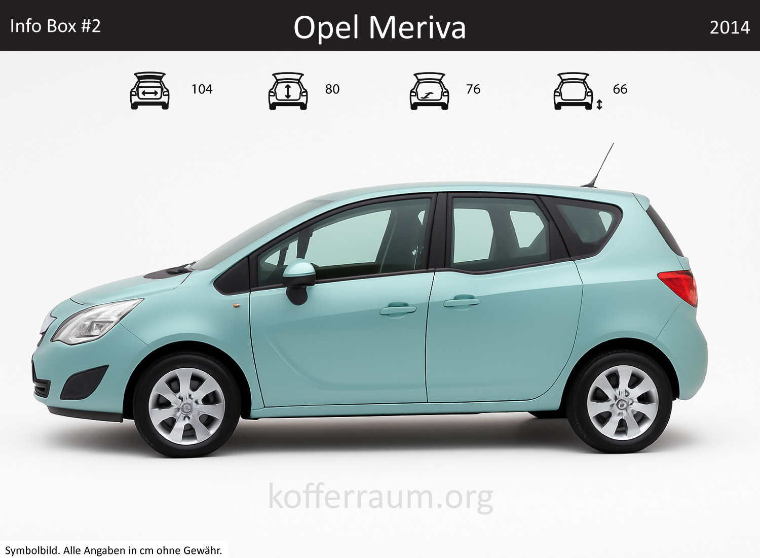 Opel Meriva Kofferraum Maße 1 Opel Meriva Kofferraum Maße