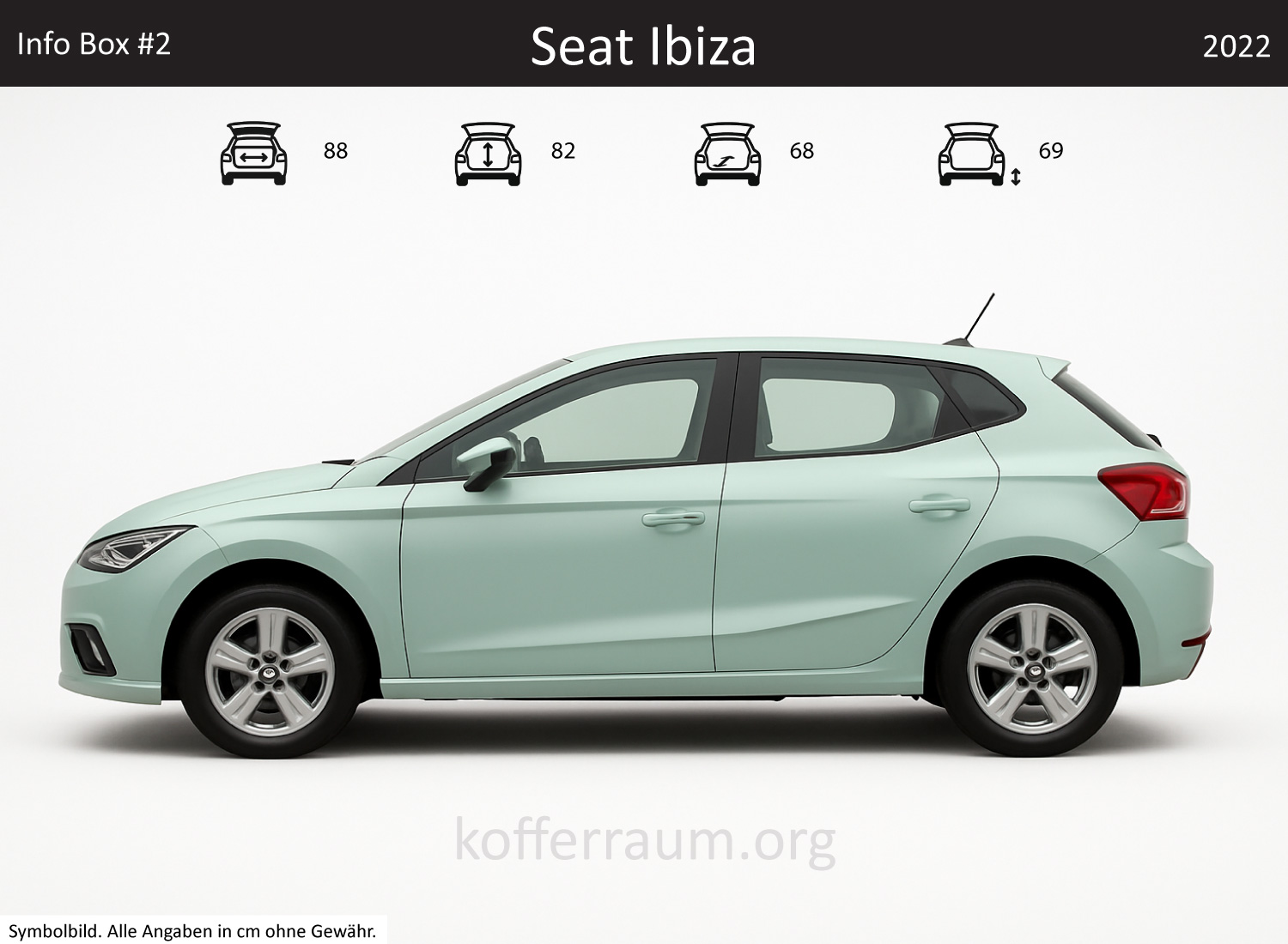 Seat Ibiza Kofferraum Maße