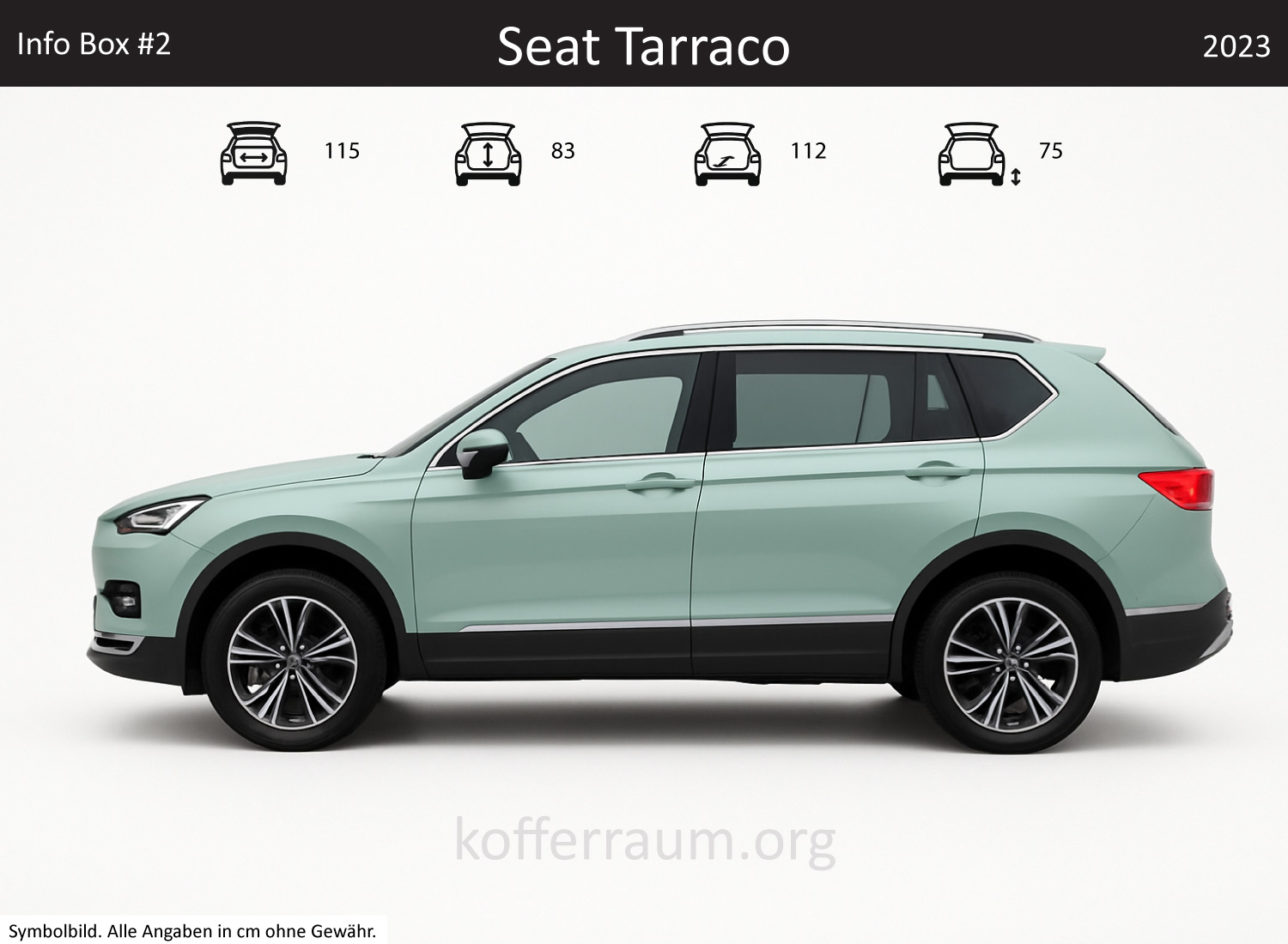 Seat Tarraco Kofferraum Maße