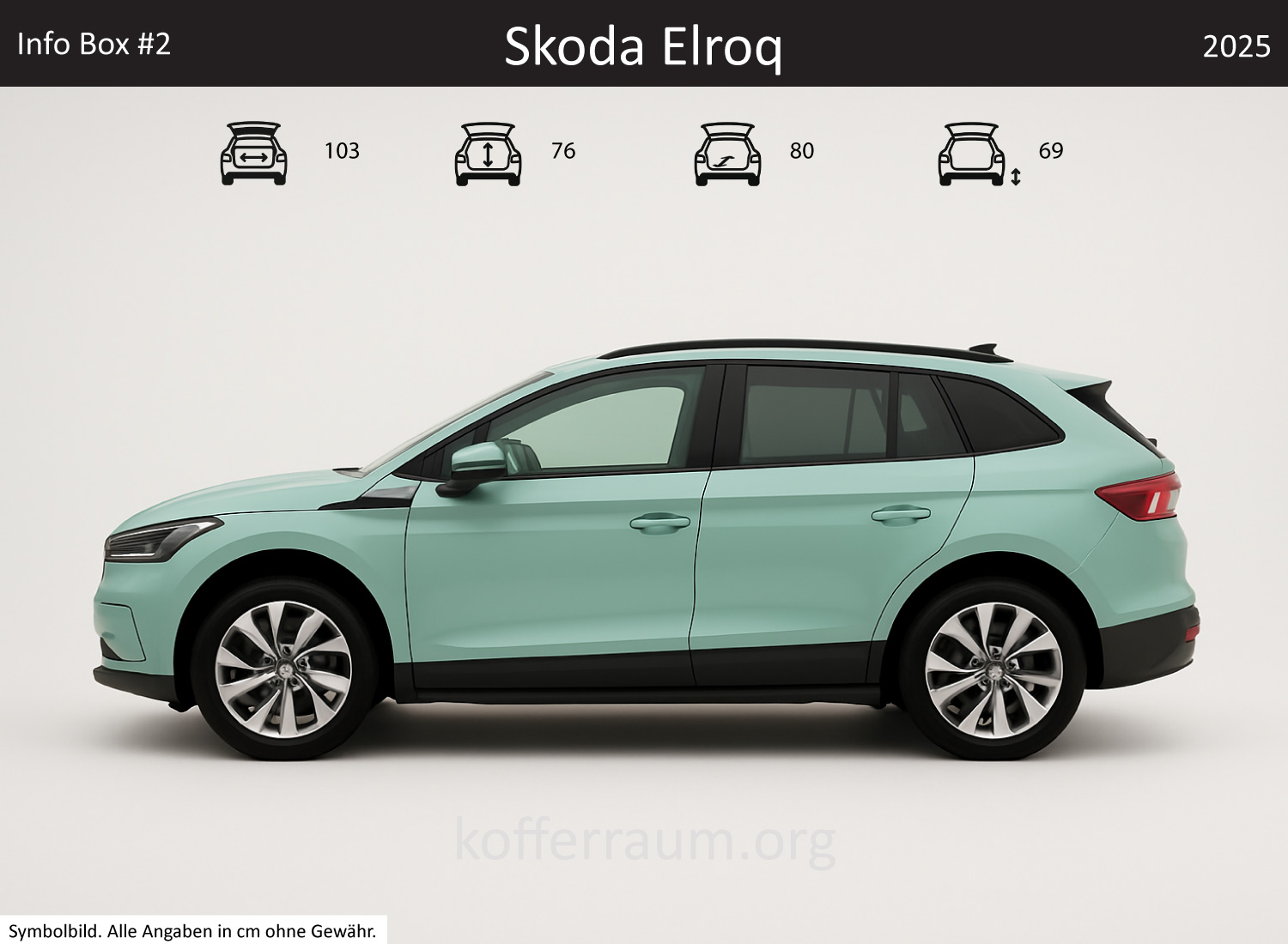 Skoda Elroq Kofferraum Maße 1 Skoda Elroq Kofferraum Maße