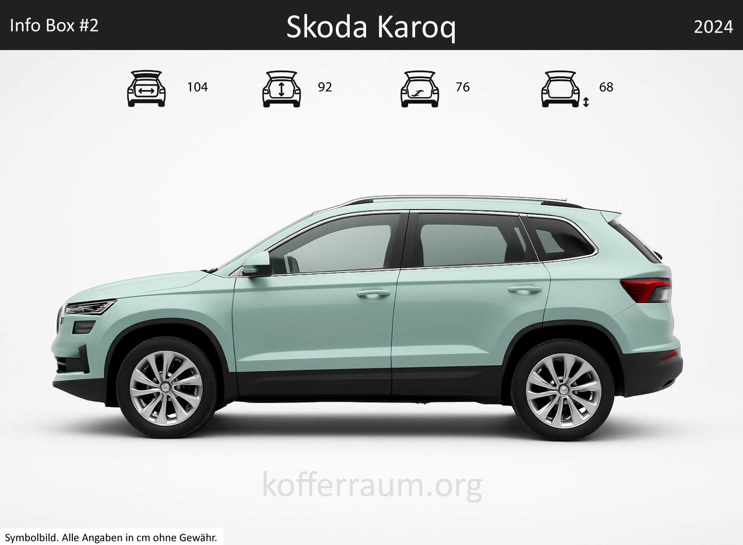Skoda Karoq Kofferraum Maße 1 Skoda Karoq Kofferraum Maße
