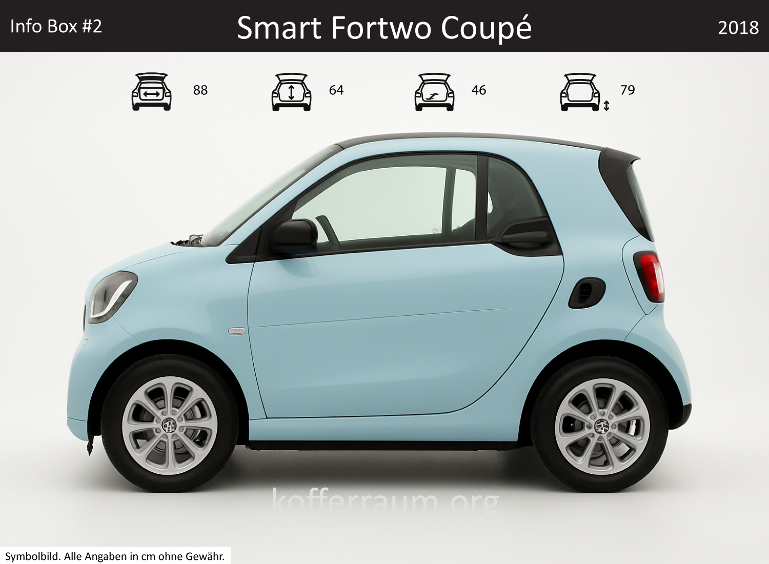 Smart Fortwo Coupé Kofferraum Maße