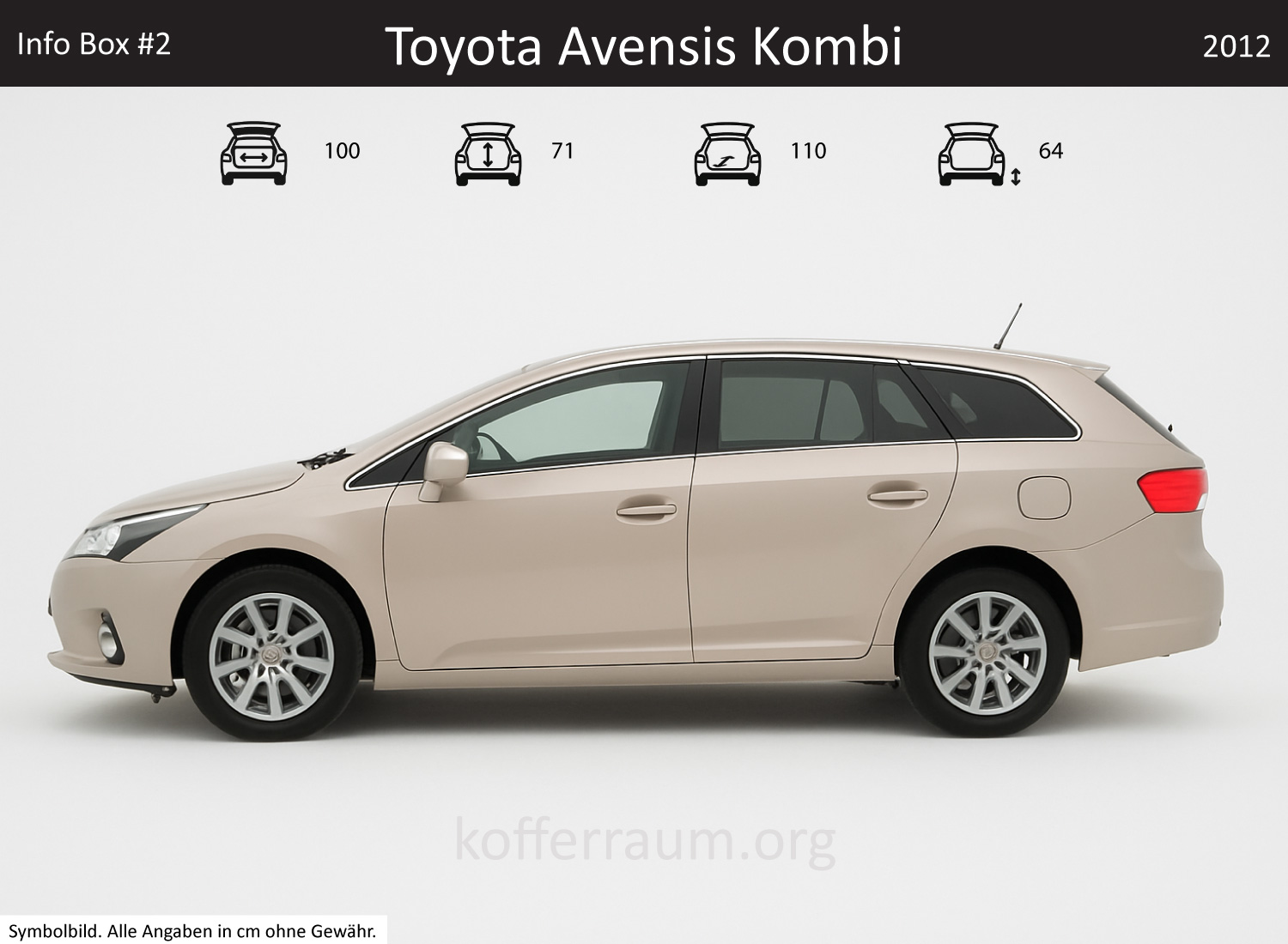 Toyota Avensis Kombi Kofferraum Maße 1 Toyota Avensis Kombi Kofferraum Maße