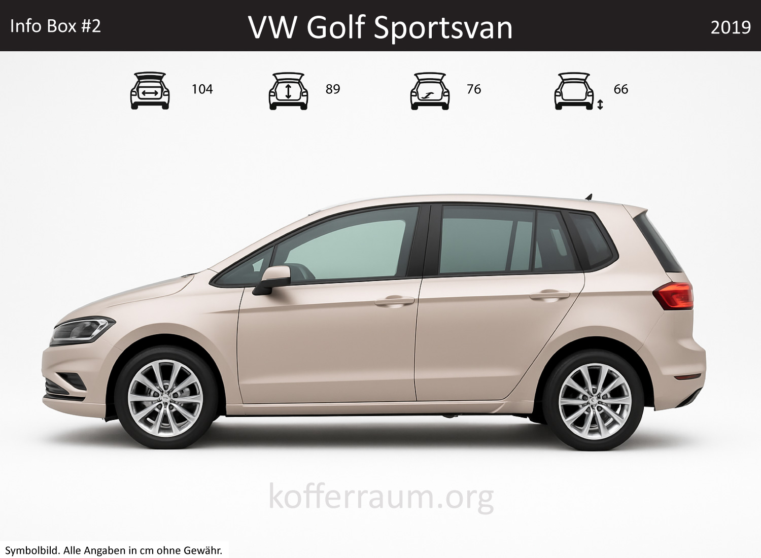 VW Golf Sportsvan Kofferraum Maße 1 VW Golf Sportsvan Kofferraum Maße