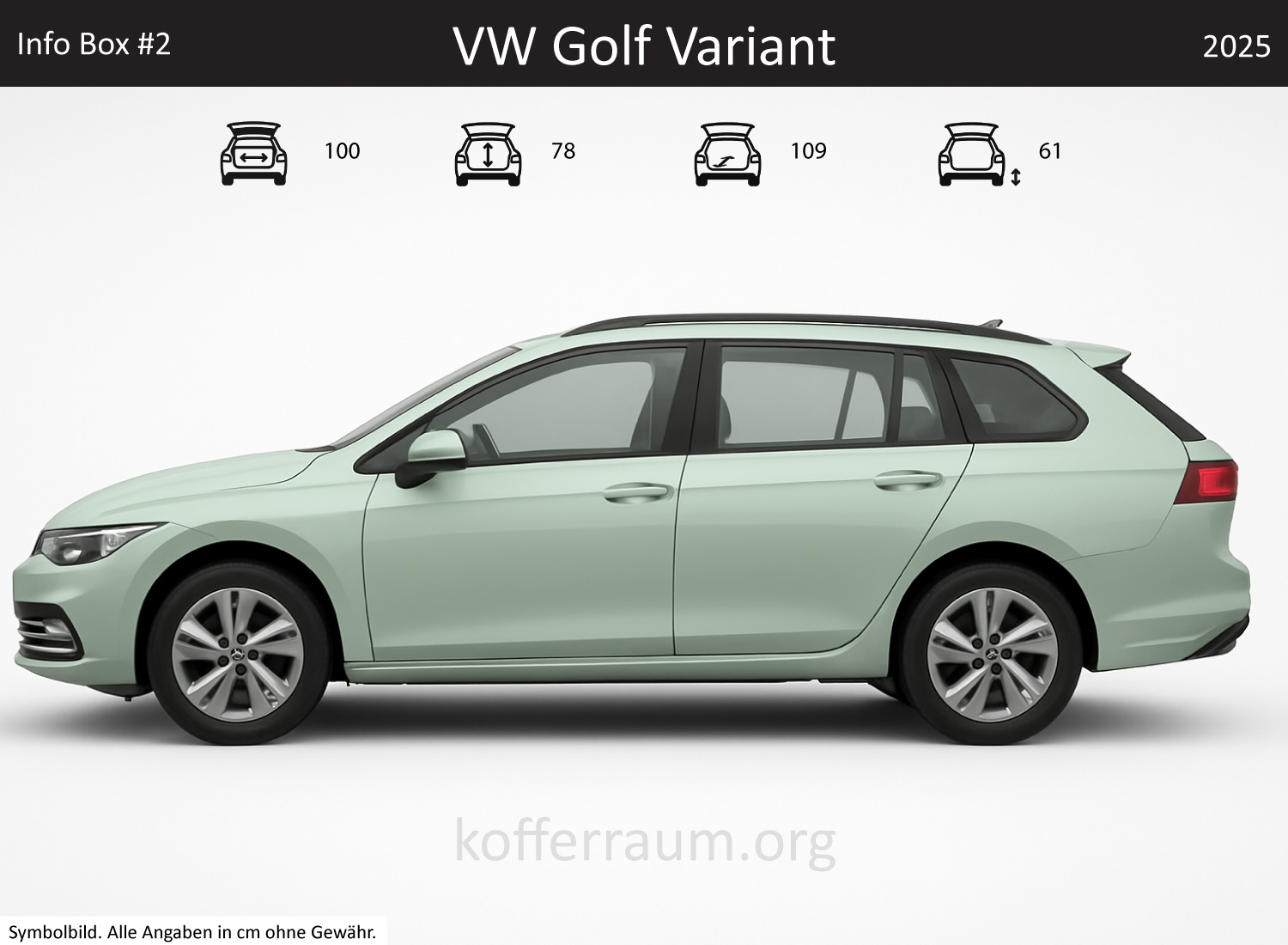 VW Golf Variant Kofferraum Maße 1 VW Golf Variant Kofferraum Maße