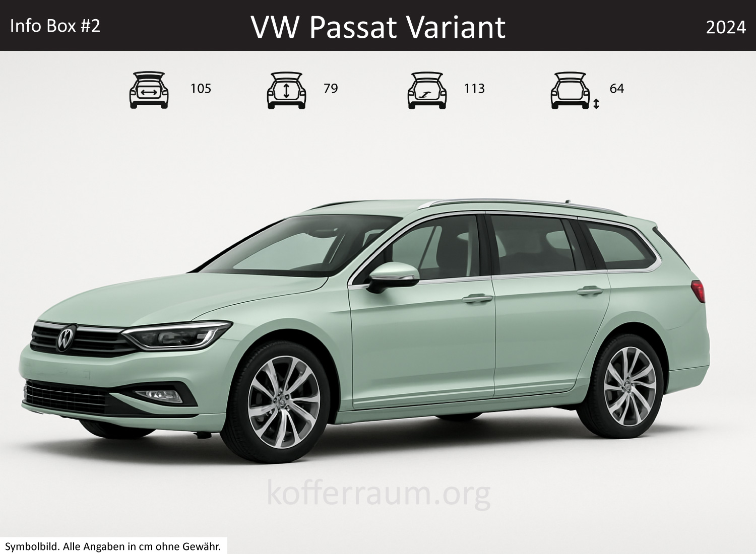 VW Passat Variant Kofferraum Maße